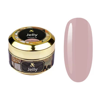 F.O.X Jelly Cover Cappuccino 15ml – żel budujący LED/UV nude, samopoziomujący