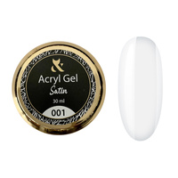 Fox Acryl Gel Satin 001 żel akrylowy 30 ml (słoiczek) – trwały i elastyczny budulec LED/UV