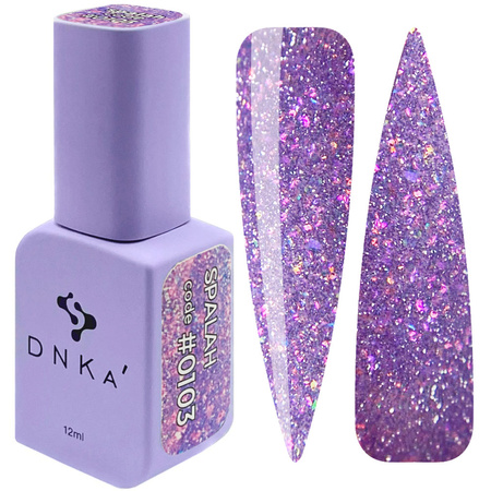 COLOR GEL POLISH "DNKa", 12 ml #0103 FLASH