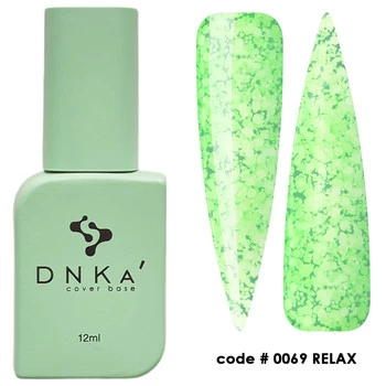 DNKa Rubber Base French Cover 12ml #0069 Relax – Baza Hybrydowa Kamuflująca