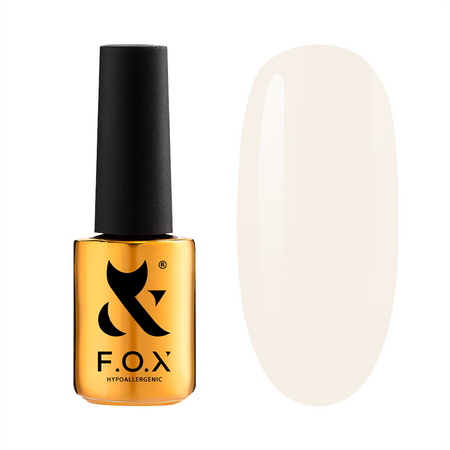 FOX Spectrum 159 Lakier Hybrydowy 7ml Biały Beżowy Trwały Manicure