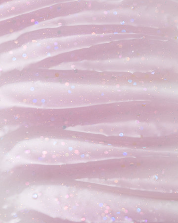 F.O.X Hard Gel Glitz Lily 15ml fioletowy żel budujący z brokatem do paznokci