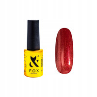 Fox Fetish 006 lakier hybrydowy 7ml czerwono-różowy LED/UV 21 dni 7-free
