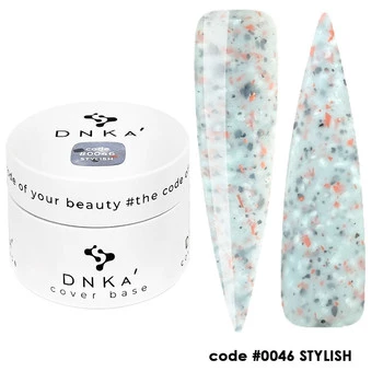 DNKa Rubber Base French Cover #0046 Stylish 30ml baza hybrydowa kamuflująca