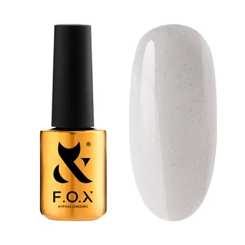 Lakier hybrydowy F.O.X Party 001 brokatowy żelowy 7ml manicure trwały