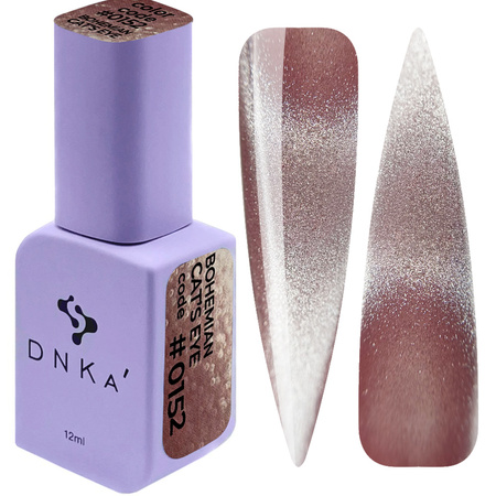 COLOR GEL POLISH "DNKa", 12 ml #0152 Bohemian Cat's Eye