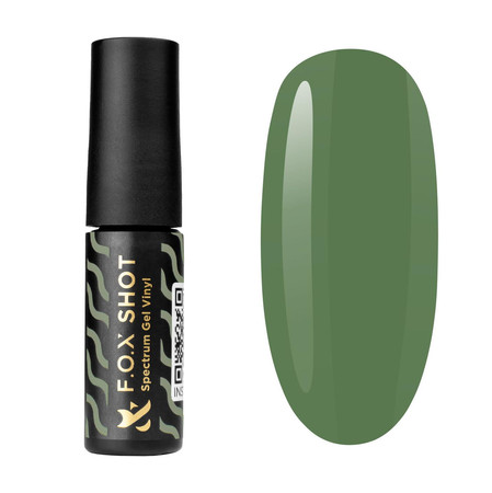 Lakier hybrydowy Shot Spectrum Gel Vinyl 016 zielony 5ml 7-free