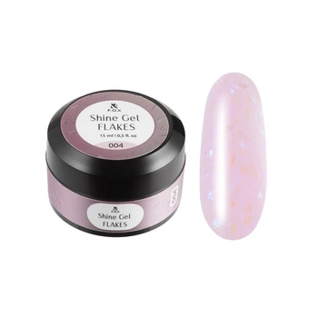 Żel do wzmocnienia i modelowania F.O.X Shine Gel Flakes 004, 15 ml