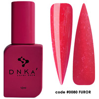DNKa Rubber Base French Cover 12ml #0080 Furor – Baza Hybrydowa Kamuflująca