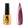 Lakier hybrydowy F.O.X Cat Eye Lily 7ml czerwony efekt kociego oka 7-free