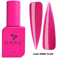 DNKa Rubber Base French Cover #0085 Clam 12ml – Baza Hybrydowa Kamuflująca