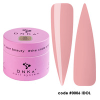 DNKa Jelly Gel Idol 15ml żel budujący do paznokci trójfazowy brązowy