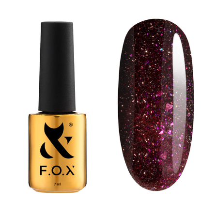 F.O.X Flashback Gel Polish 009– lakier hybrydowy z efektem flash, 7 ml