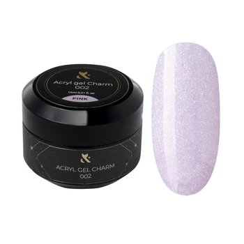F.O.X Acryl Gel Charm Pink 15ml żel akrylowy z brokatem do paznokci