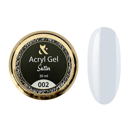 Fox Acryl Gel Satin 002 biały żel akrylowy LED/UV 30ml do przedłużania paznokci