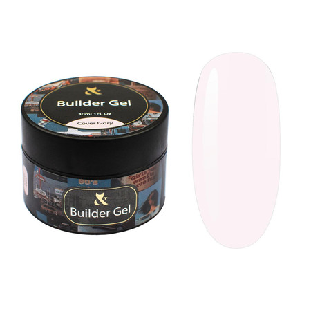 FOX Builder Gel Cover Ivory 30ml – żel budujący różowy do paznokci