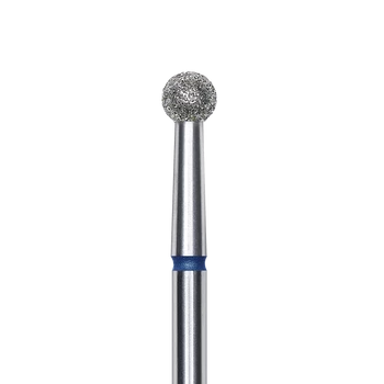 Frez diamentowy kulka 3,5 mm niebieski do skórek FOX, certyfikat CE