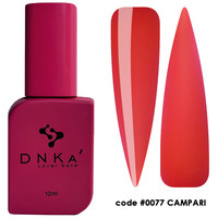 DNKa Rubber Base French Cover Campari 12ml – Baza Hybrydowa do Paznokci