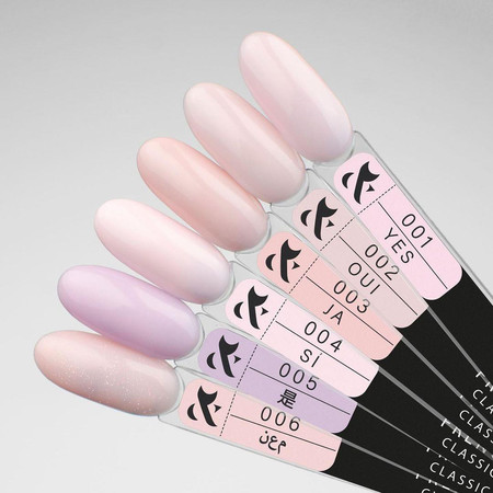 FOX French Classic 004 Lakier Żelowy Nude Półtransparentny 7ml