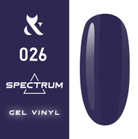 FOX Spectrum 026 Lakier Hybrydowy 7ml – Trwały, Intensywny Kolor 7-Free