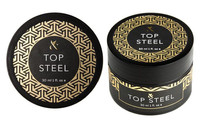 F.O.X Top Steel 30ml Top hybrydowy no wipe LED/UV bezbarwny trwały połysk