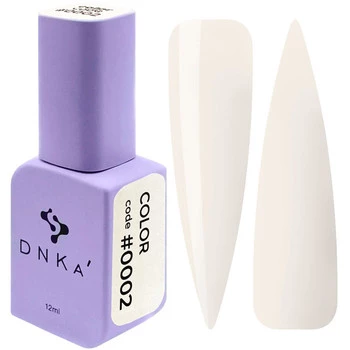 Lakier hybrydowy DNKa’ Gel Polish Color 12ml #0002 czarny trwały