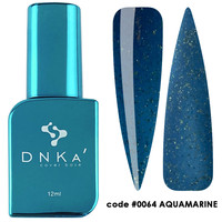 DNKa Rubber Base French Cover Aquamarine 12ml Baza Hybrydowa