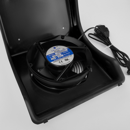 Pochłaniacz pyłu do manicure i pedicure ULKA X2 czarny 344 m³/h 40W