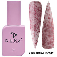 DNKa Rubber Base French Cover Lovely 12ml – Baza Hybrydowa Kamuflująca