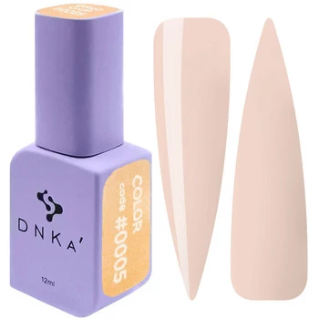 Lakier hybrydowy DNKa’ Gel Polish Color 12ml #0005 czarny trwały