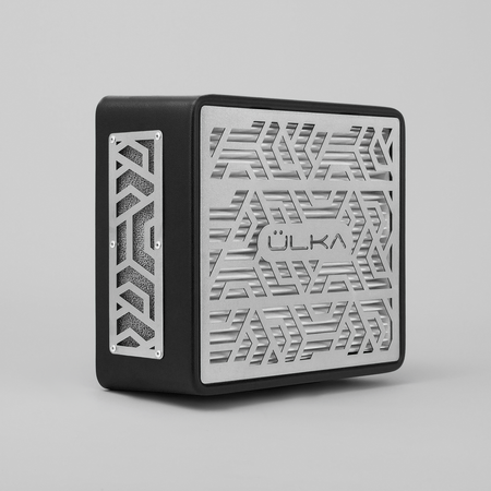 Pochłaniacz pyłu do paznokci ULKA X2F Premium czarny 52W salon manicure