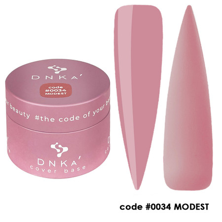 DNKa Rubber Base French Cover Modest 30ml Baza Hybrydowa Kamuflująca