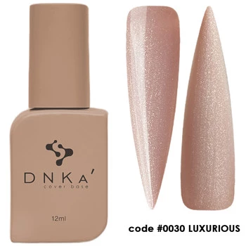 DNKa Rubber Base French Cover 12ml #0030 Luxurious baza hybrydowa
