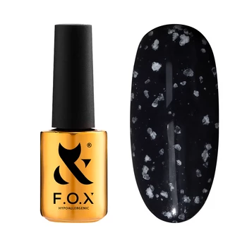 FOX Top Hybrydowy Drop White 7ml bez Dyspersji z Białymi Płatkami