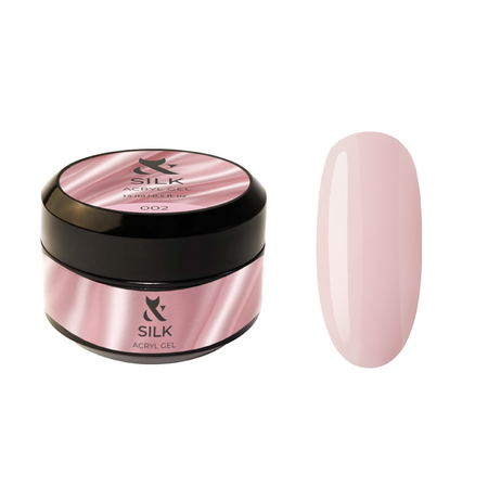 F.O.X Acryl Gel Silk 002 jasnoróżowy akrylo-żel do paznokci 15ml