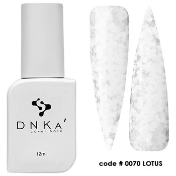 DNKa Rubber Base French Cover 12ml #0070 Lotus – Baza Hybrydowa Kamuflująca