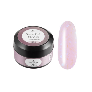 Żel do wzmocnienia i modelowania F.O.X Shine Gel Flakes 004, 15 ml