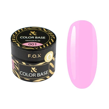 FOX Color Base 001 Baza Budująca do Paznokci 10ml Bez HEMA Hypoalergiczna