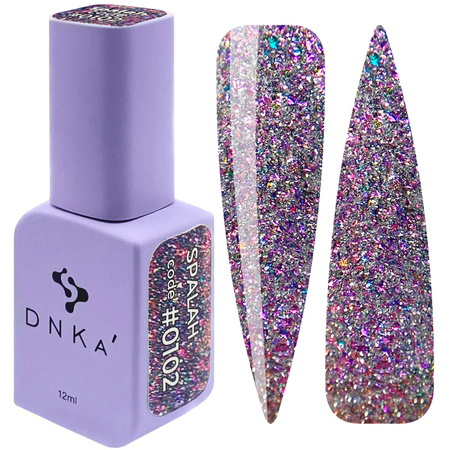 COLOR GEL POLISH "DNKa", 12 ml #0102 FLASH