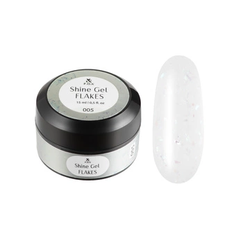 Żel do wzmocnienia i modelowania F.O.X Shine Gel Flakes 005, 15 ml