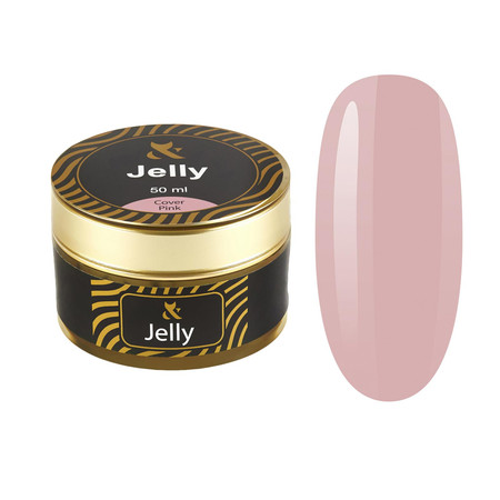 Żel budujący do paznokci Jelly Cover Pink 50ml FOX różowy certyfikat CE