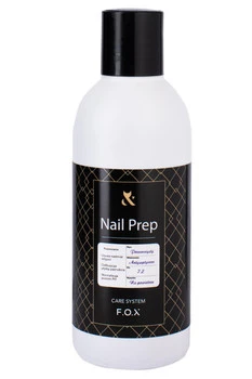 F.O.X Care Nail Prep Odtłuszczacz do Paznokci 200ml Profesjonalny Cleaner