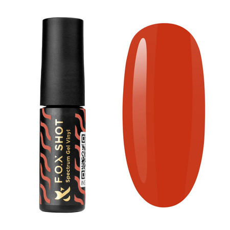 Lakier hybrydowy FOX Spectrum Gel Vinyl 073 pomarańczowy 5ml 7-free