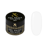 F.O.X Gel Paint No Wipe 001 Biała Farba Żelowa do Zdobień 5 ml