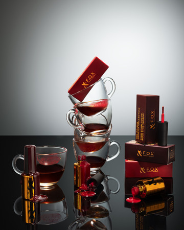 F.O.X Lakier Hybrydowy 007 Sangria 7ml – Czerwony, Trwały, Bez Formaldehydu