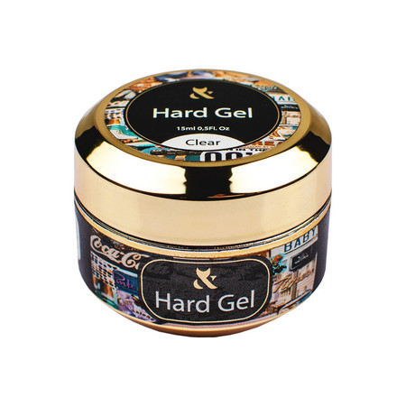 FOX Hard Gel Clear 15ml – przezroczysty żel budujący do paznokci LED/UV