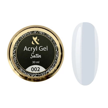 Fox Acryl Gel Satin 002 biały żel akrylowy LED/UV 30ml do przedłużania paznokci