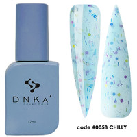DNKa Rubber Base French Cover 12ml #0058 Chilly – Baza Hybrydowa