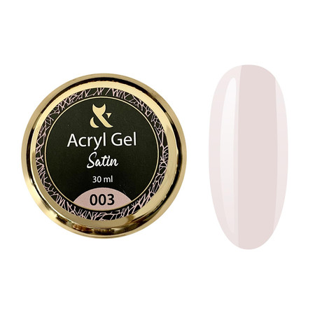 Fox Acryl Gel Satin 003 jasnoróżowy żel akrylowy 30ml LED/UV do paznokci