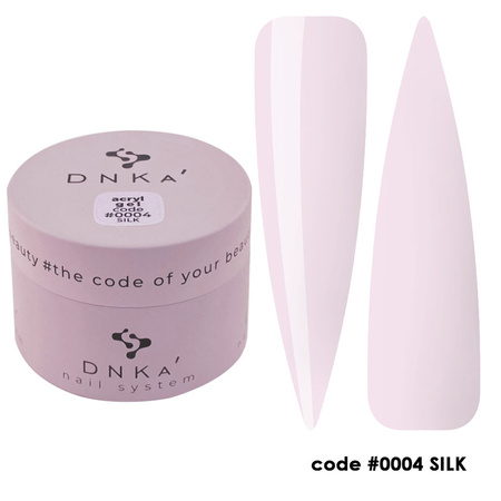 Żel Akrylowy „DNKa”, 30 ml #0004 Silk (delikatny różowy)